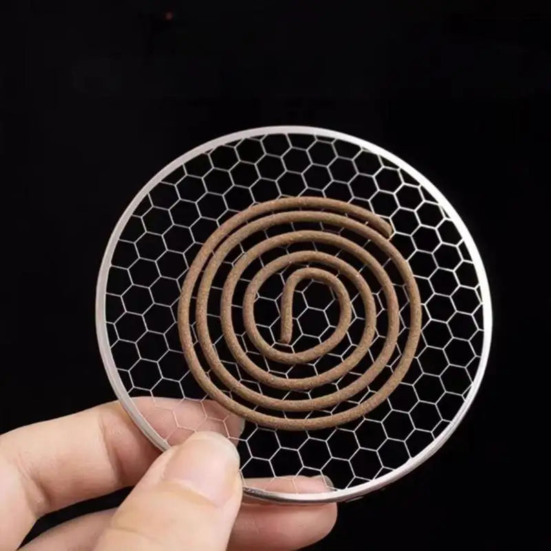 Stainless Steel Mosquito Coil Holder Box with Lid – Set of 5 Mosquito Coil Holder Nixie