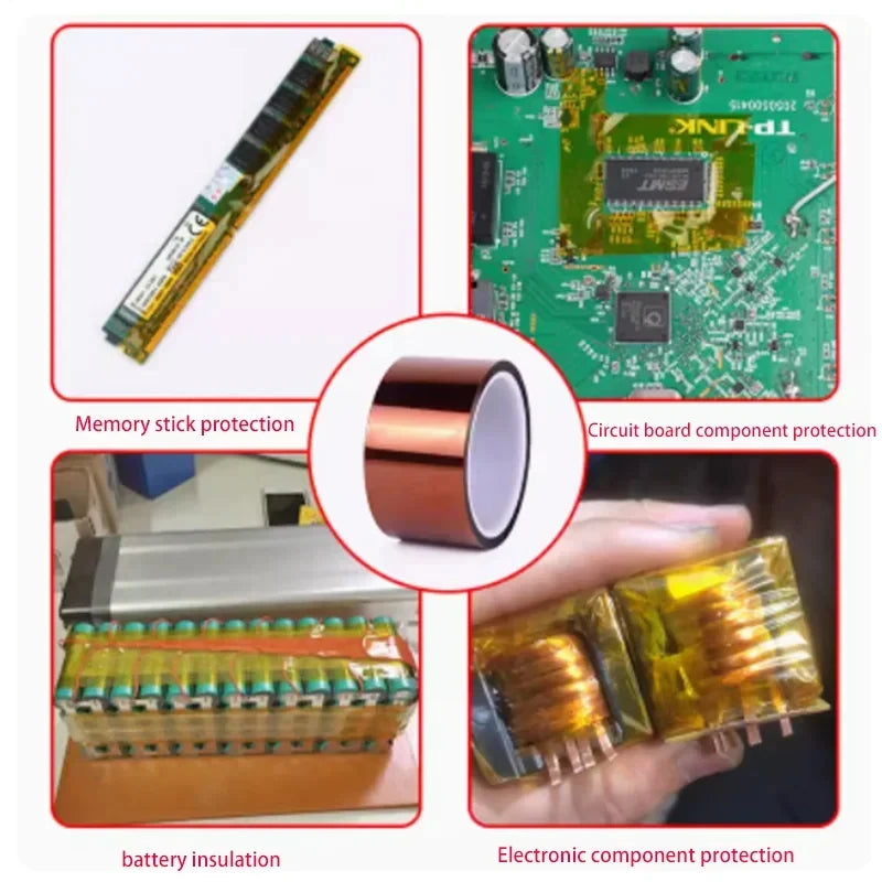 Polyimide Thermal Insulation Tape – BGA, PCB & 3D Printing Thermal Insulation Tape Nixie