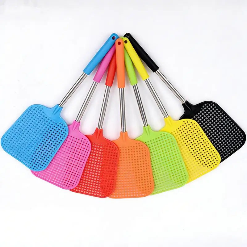 Telescopic Fly Swatter Heavy Duty Plastic & Steel | 25.6" Fly Swatter Nixie