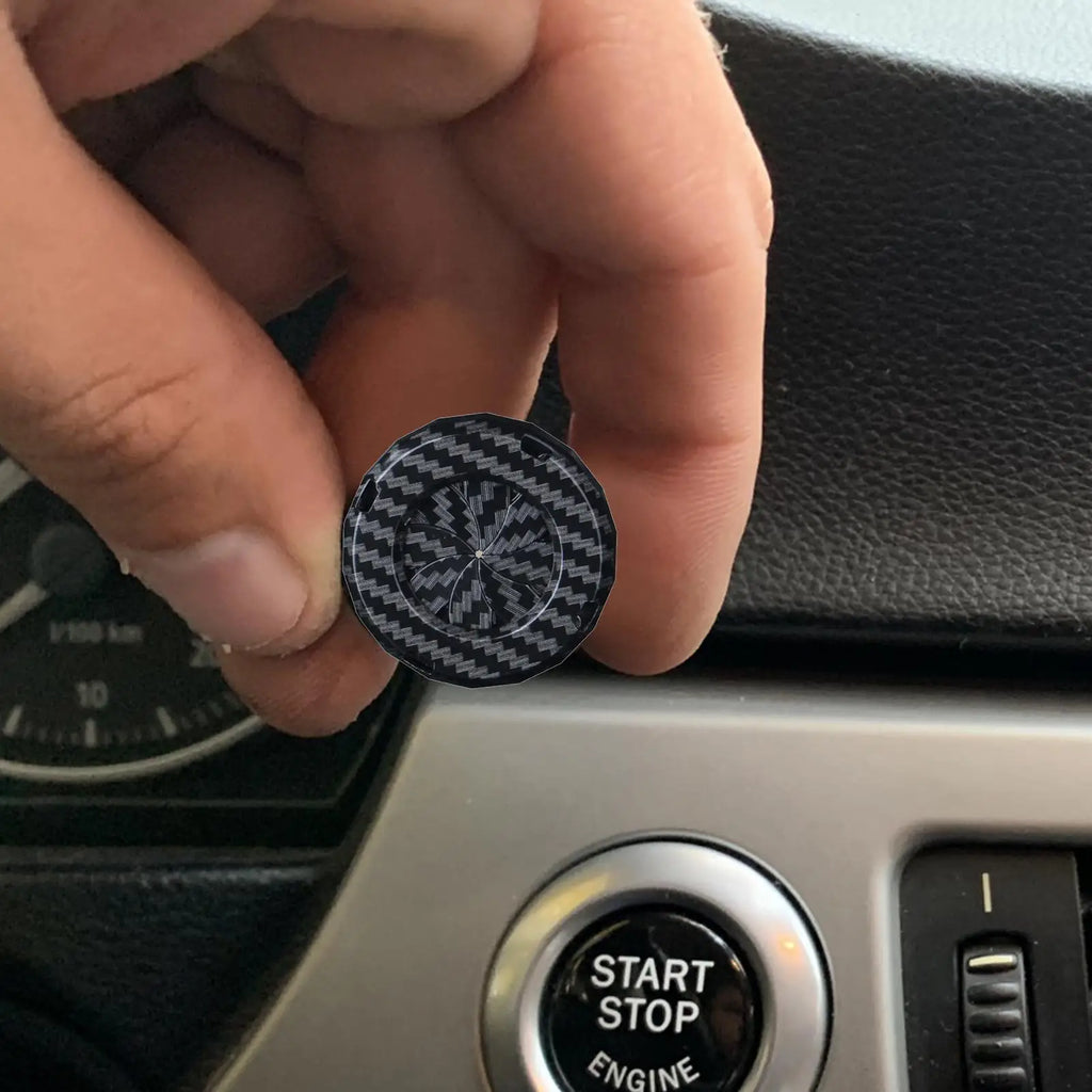 Carbon Fiber Push Start Button Cover – Car Ignition Ring