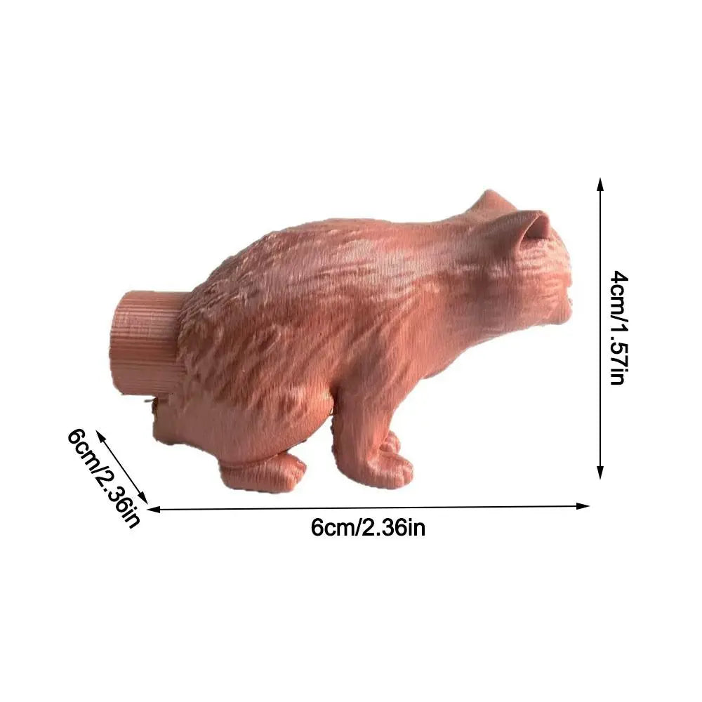 3D Printed Cat Toothpaste Squeezer – Funny Prank Tube Adapter Novelty Prank Gadget Nixie
