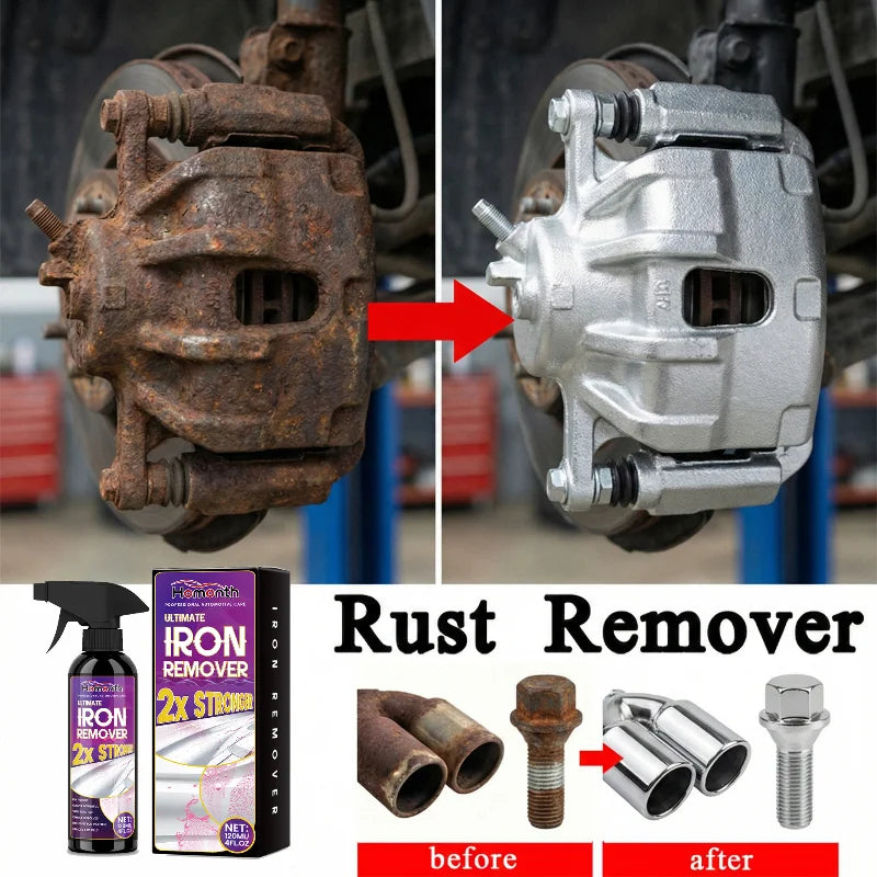120ml Rust Remover Spray – Car Wheels, Metal & Bike Tools Rust Remover Spray Nixie