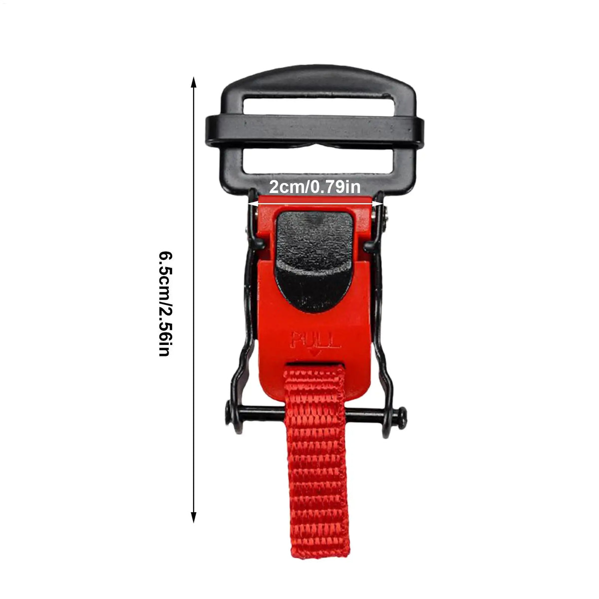 Motorcycle Helmet Quick Release Chin Strap Double D-Ring Buckle