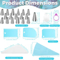 21-Piece Piping Bags & Tips Set – Cake Decorating Kit Cake Decorating Kit Nixie Style 3