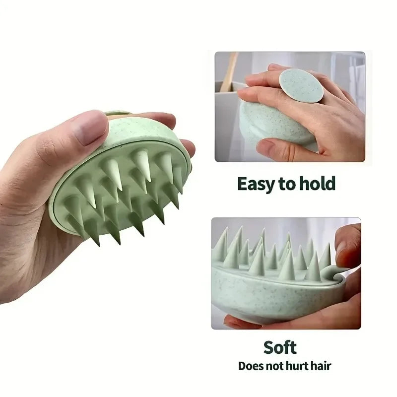 Silicone Scalp Massage Shampoo Brush | Hair Care Tool Scalp Massage Brush Nixie