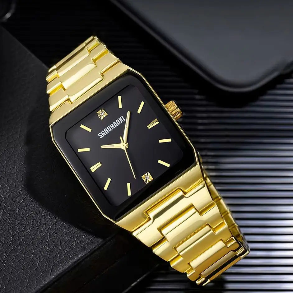 Men's Stainless Steel Quartz Watch – Classic Everyday Style