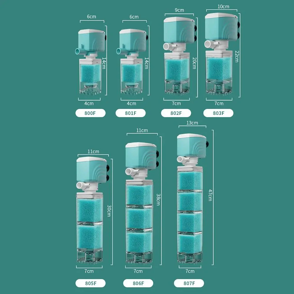 Aquarium Internal Sponge Filter – Oxygenation & Water Circulation Aquarium Sponge Filter Nixie