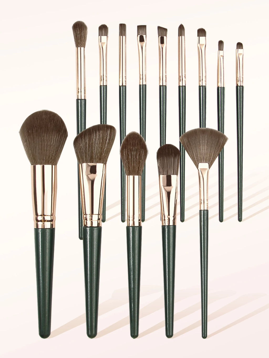 18-Piece Makeup Brush Set – Face, Eye, Sponges & Puffs Kit Makeup Brush Set Nixie