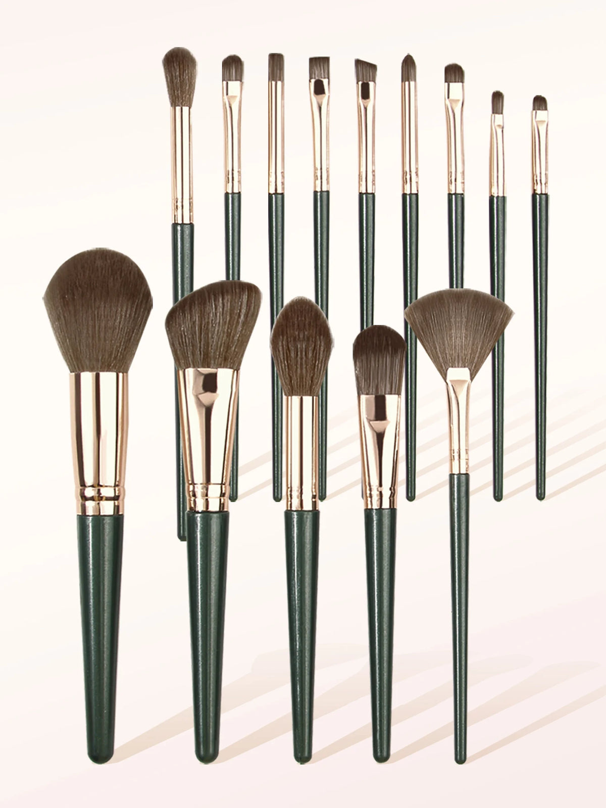 18-Piece Makeup Brush Set – Face, Eye, Sponges & Puffs Kit Makeup Brush Set Nixie