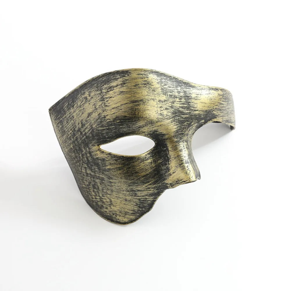 Plastic Half Face Masquerade Cosplay Mask – Halloween Party