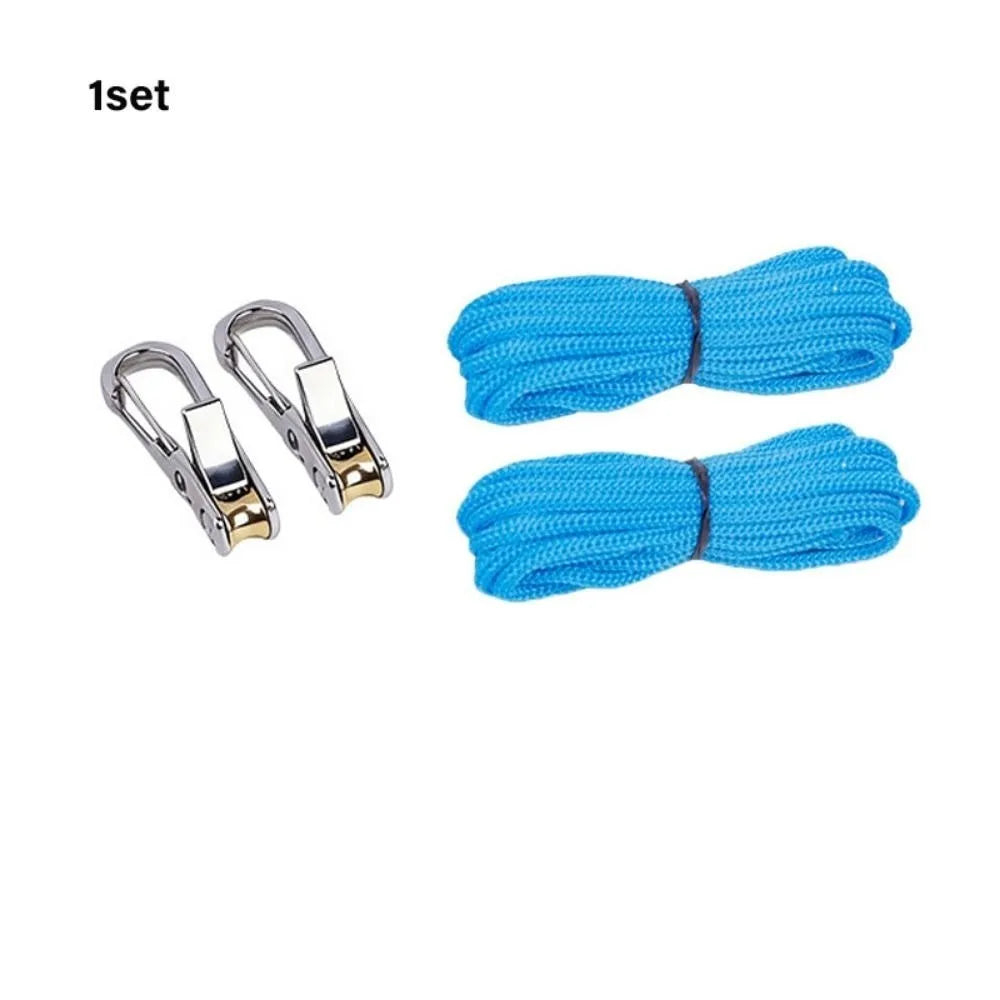 Heavy-Duty Rope Tensioner Roller Cam Buckle – Camping & Cargo Rope Tensioner Tool Nixie