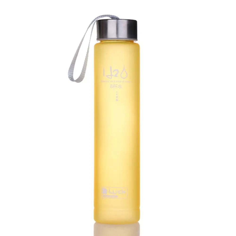 280ml Frosted Leak-Proof BPA-Free Sport Water Bottle Sport Water Bottle Nixie yellow 280ml