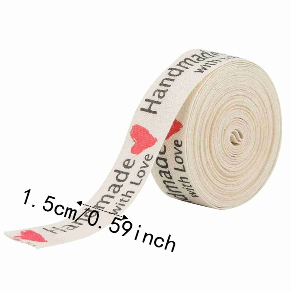 Cotton Twill Tape Ribbon 1.5cm x 5 Yards – DIY Craft & Gift Wrap
