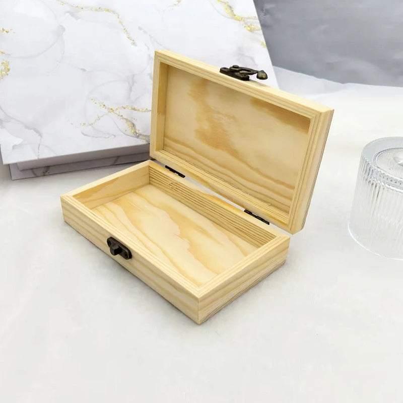 Classic Vintage Wooden Jewelry Box – Small Gift Box Wooden Jewelry Box Nixie