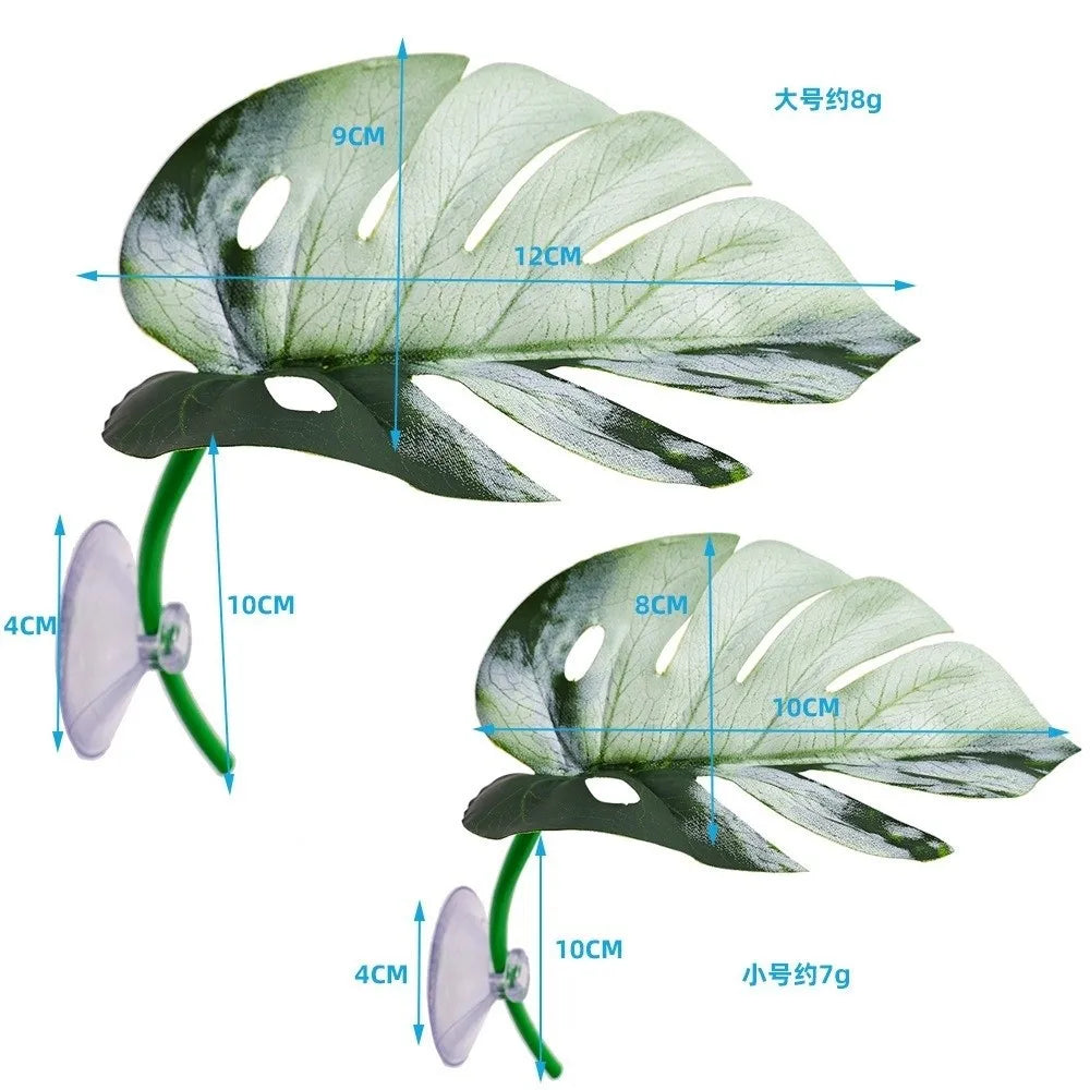 Betta Fish Leaf Hammock Aquarium Suction Cup Rest Perch 1/4 Pcs