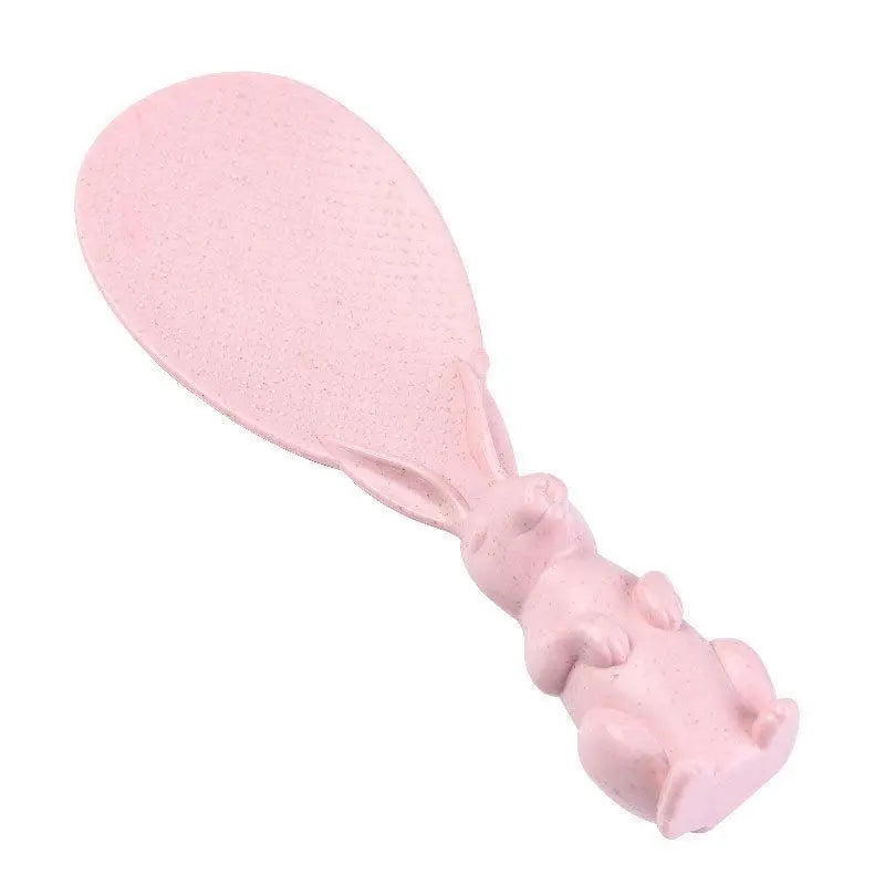 3D Rabbit Rice Paddle – Non-Stick BPA-Free Plastic Rice Spoon Rice Paddle Nixie