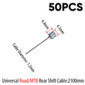 Stainless Steel Bike Brake Shift Cable MTB Road Bicycle Inner Wire Bike Shift Cable Nixie 50pc Shift Rear