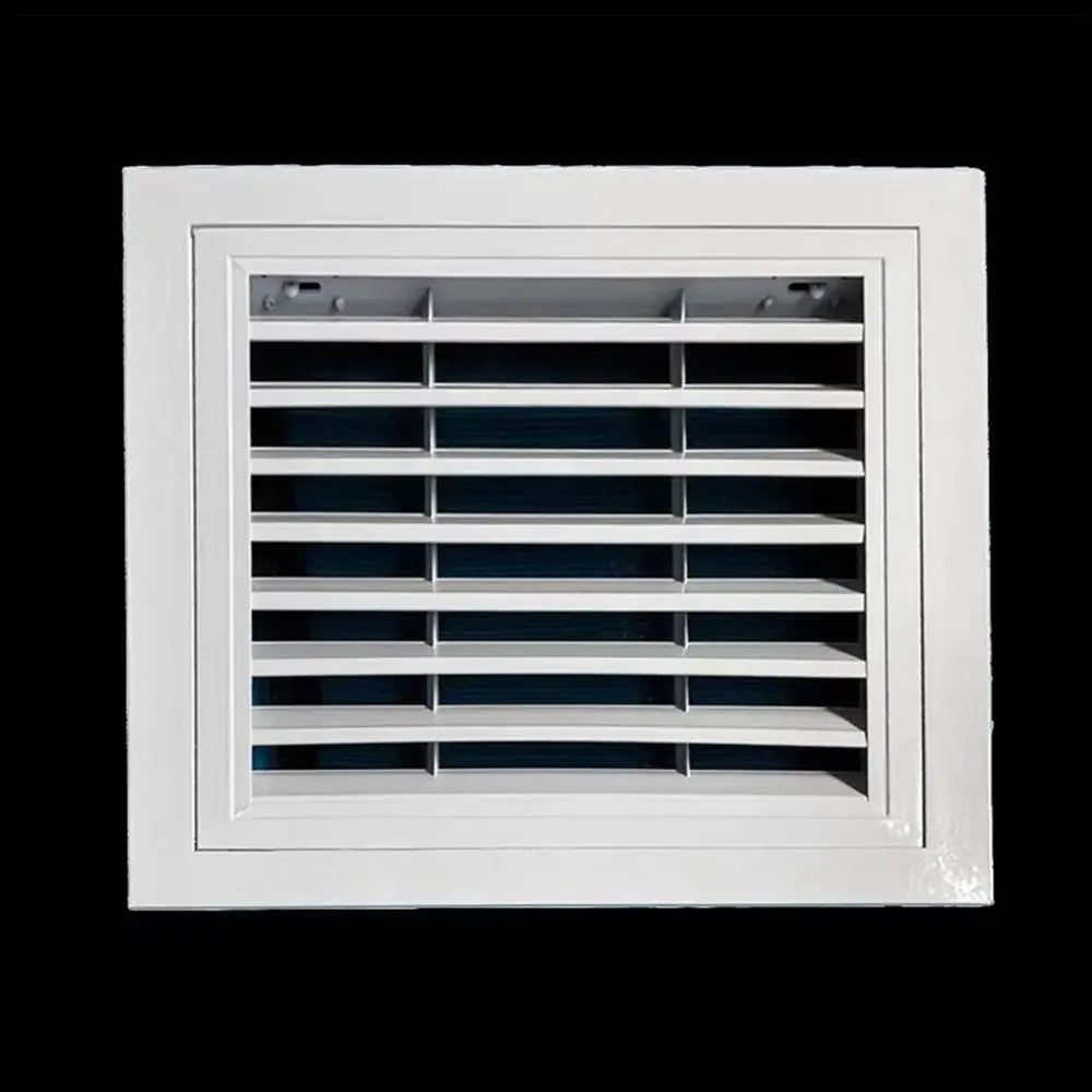 Aluminum Square Air Vent Grille White Gable Vent with Mesh Screen Air Vent Grille Nixie