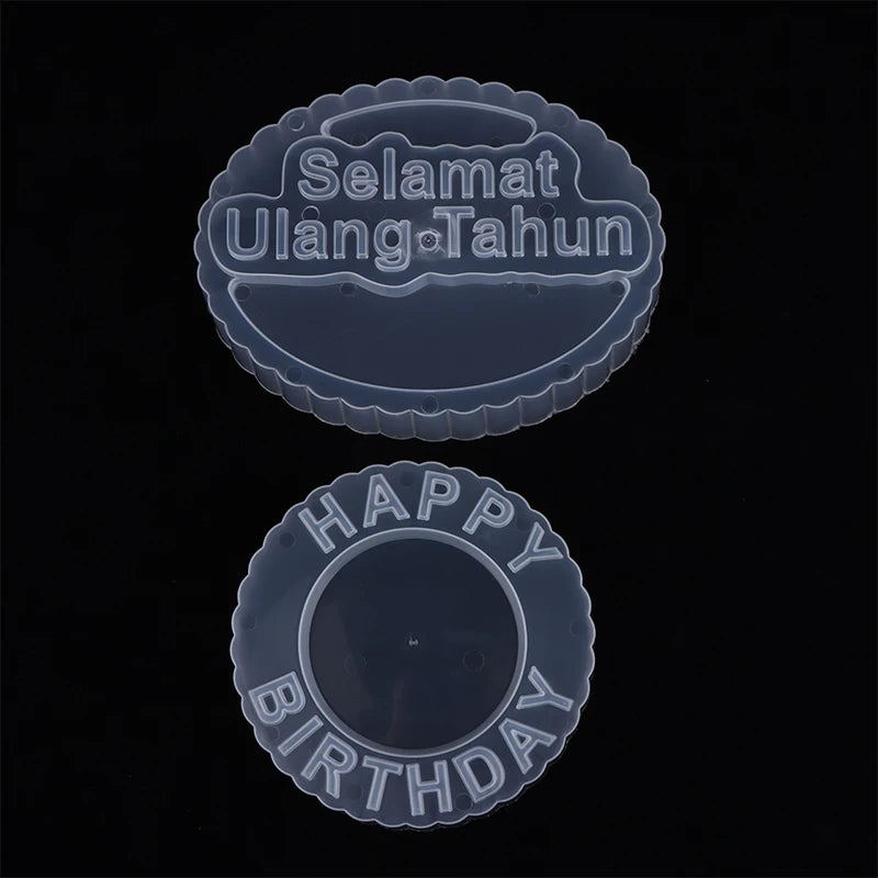 Happy Birthday Silicone Cake Mold – DIY Baking & Chocolate Mould Cake Baking Mold Nixie