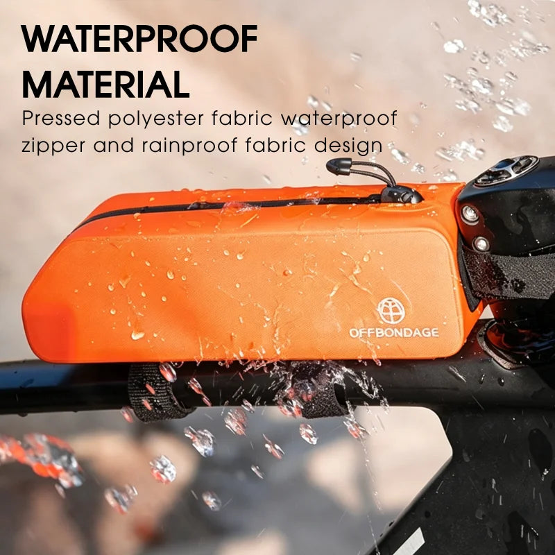 OFFBONDAGE Waterproof Bike Top Tube Bag | TPU Frame Bag Bike Frame Bag Nixie