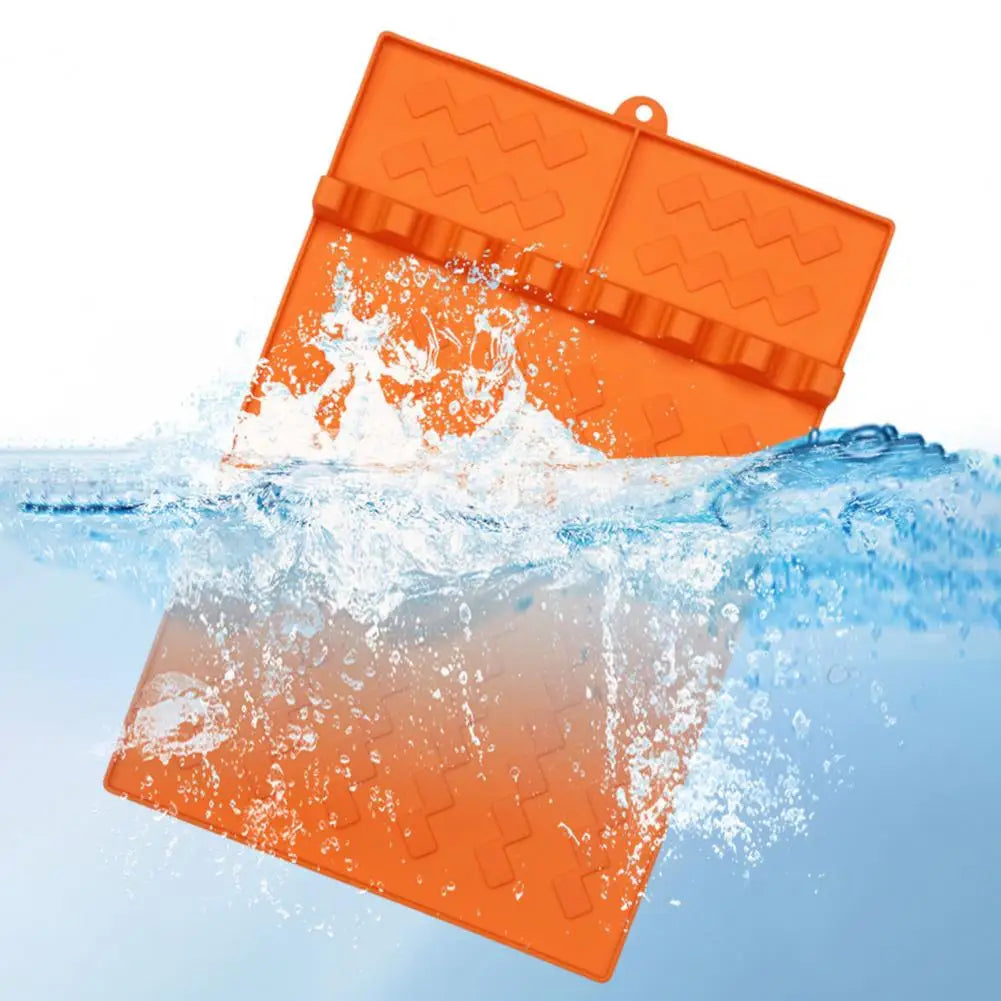 Food-Grade Silicone BBQ Grill Mat – Non-Slip Spatula Holder Silicone Grill Mat Nixie