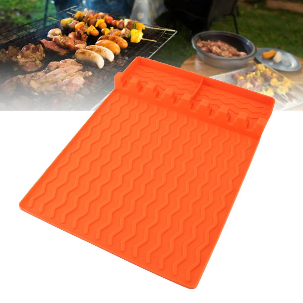 Silicone Griddle Mat – Heat Resistant Orange Drip Pad | Nixie Silicone Griddle Mat Nixie
