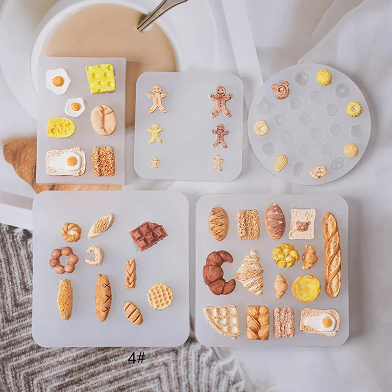 Mini Silicone Mold for Clay Resin DIY Dollhouse Miniatures Silicone Craft Mold Nixie