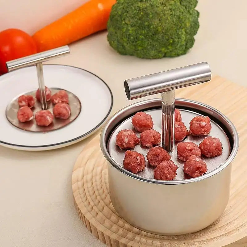 Stainless Steel Meatball Maker – Non-Slip, Dishwasher Safe Meatball Maker Tool Nixie