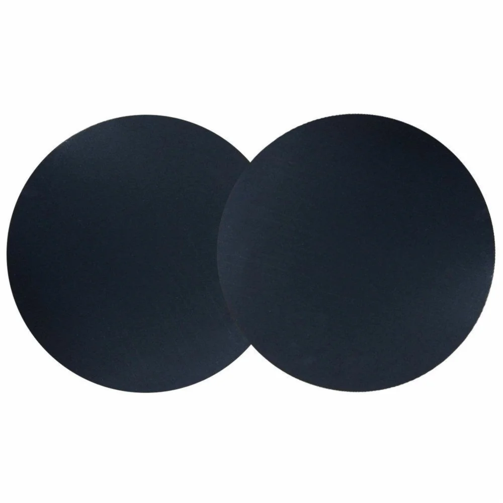 2 PCS PTFE Non-Stick Frying Pan Liners – Reusable Wok Pads Cookware Liner Mat Nixie black
