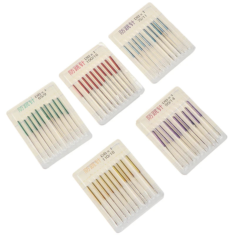 10PCS Anti-Jump Stretch Fabric Sewing Needles – Elastic Cloth Sewing Needles Nixie