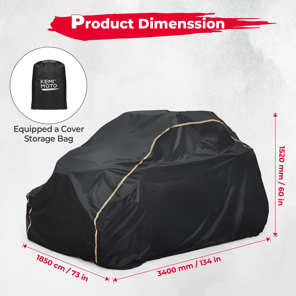 UTV Cover for Can-Am Maverick X3 2-Door 2017-2026 | KEMITOUR UTV Storage Cover Nixie