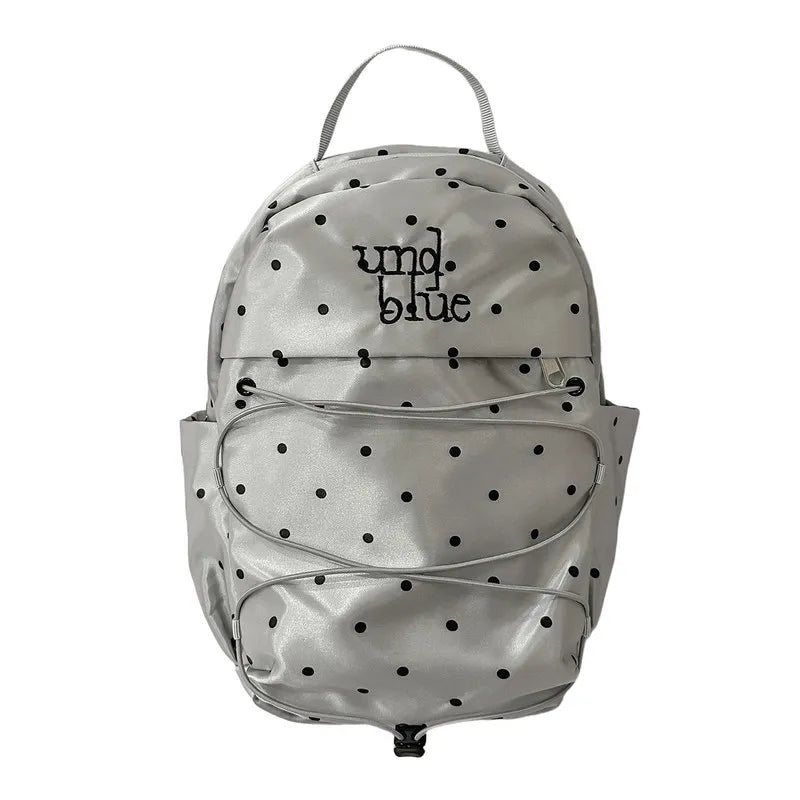 Korean Polka Dot Mini Backpack for Women – Stylish Commuter Bag Women's Mini Backpack Nixie
