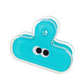 Cute Big-Eye Acrylic Bag Clips – Strong Grip Snack & Paper Clamps Bag Clips Nixie Blue