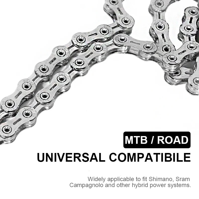 BUCKLOS MTB Bike Chain 8-12 Speed Ultralight Mountain Gravel Bicycle Chain Nixie