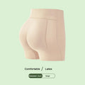 Natural Latex Hip Lifting Shaper Pants – Padded Butt Underwear Hip Lifting Shapewear Nixie Beige S