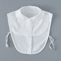 Detachable Lace Fake Collar White Black – Women's Fashion Detachable Lace Collar Nixie White 2