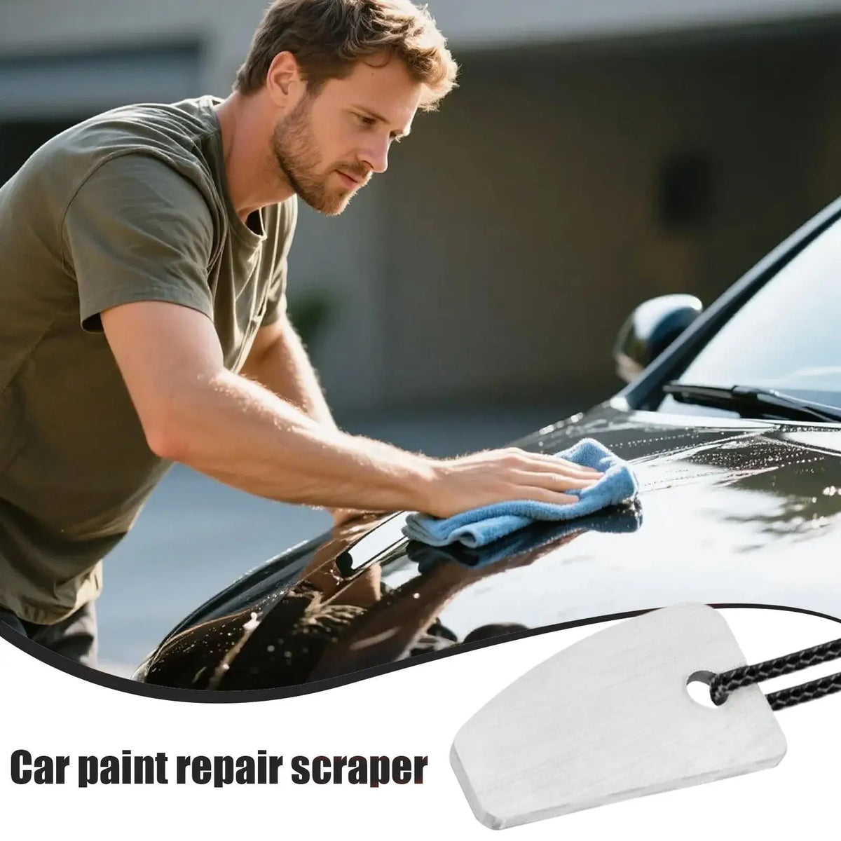 Portable Car Paint Scraper – Metal Stain & Coating Remover