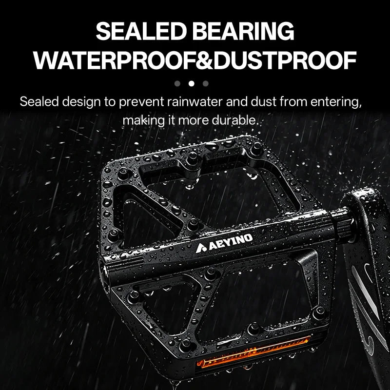 BUCKLOS Ultralight Nylon Flat Bike Pedals | MTB Road Bicycle Flat Bike Pedals Nixie