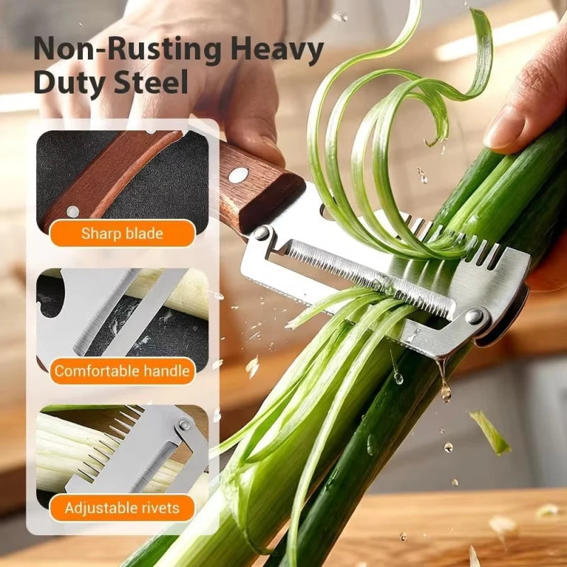 3-in-1 Stainless Steel Vegetable & Fruit Peeler with Handle Vegetable Peeler Nixie