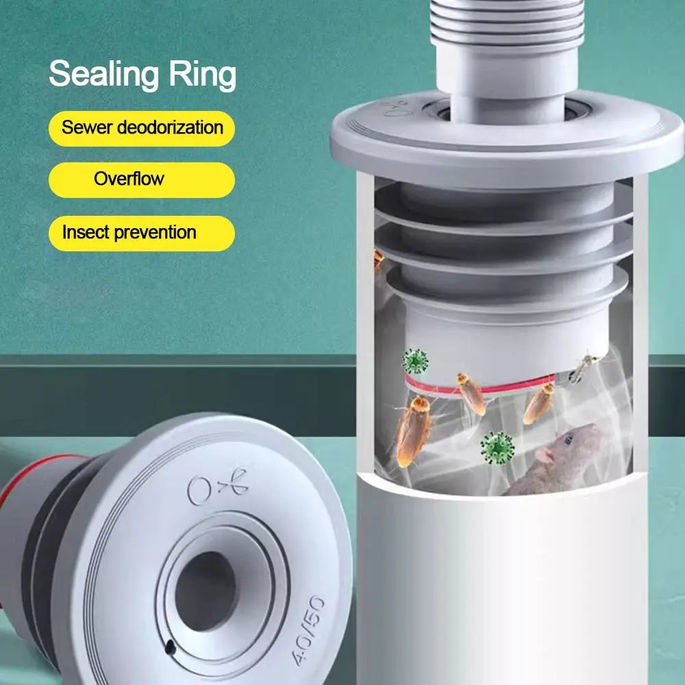 Floor Drain Seal Plug – Odor & Pest Blocking Pipe Ring