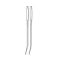Bent Tip Big Eye Tapestry Needles – Aluminum Knitting Crochet Tapestry Crochet Needle Nixie silver