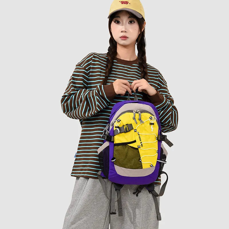 Nixie Color-Block Lightweight Hiking Backpack – Unisex