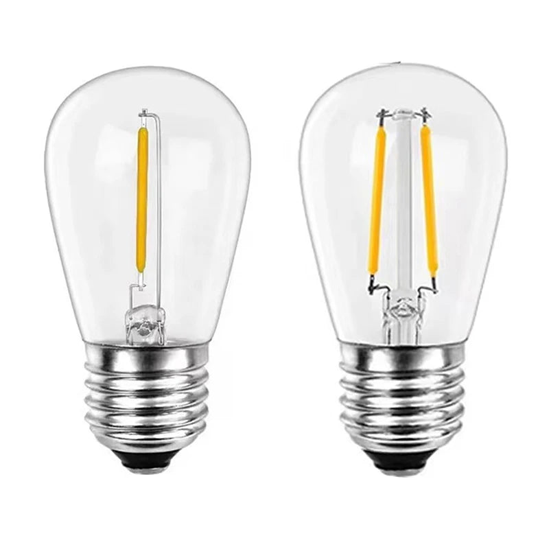 S14 LED Bulb E26/E27 Warm White Shatterproof String Light Bulb LED String Light Bulb Nixie