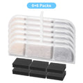 DownyPaws WFP6 Activated Carbon Filter Replacement – 6 or 12 Pack Cat Fountain Filter Nixie 6packs