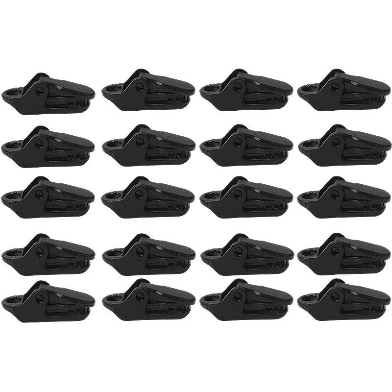 Tent Tarpaulin Clips Anti-Wind Camping Clamps 10/20 Pack Tent Tarpaulin Clips Nixie 20PCS