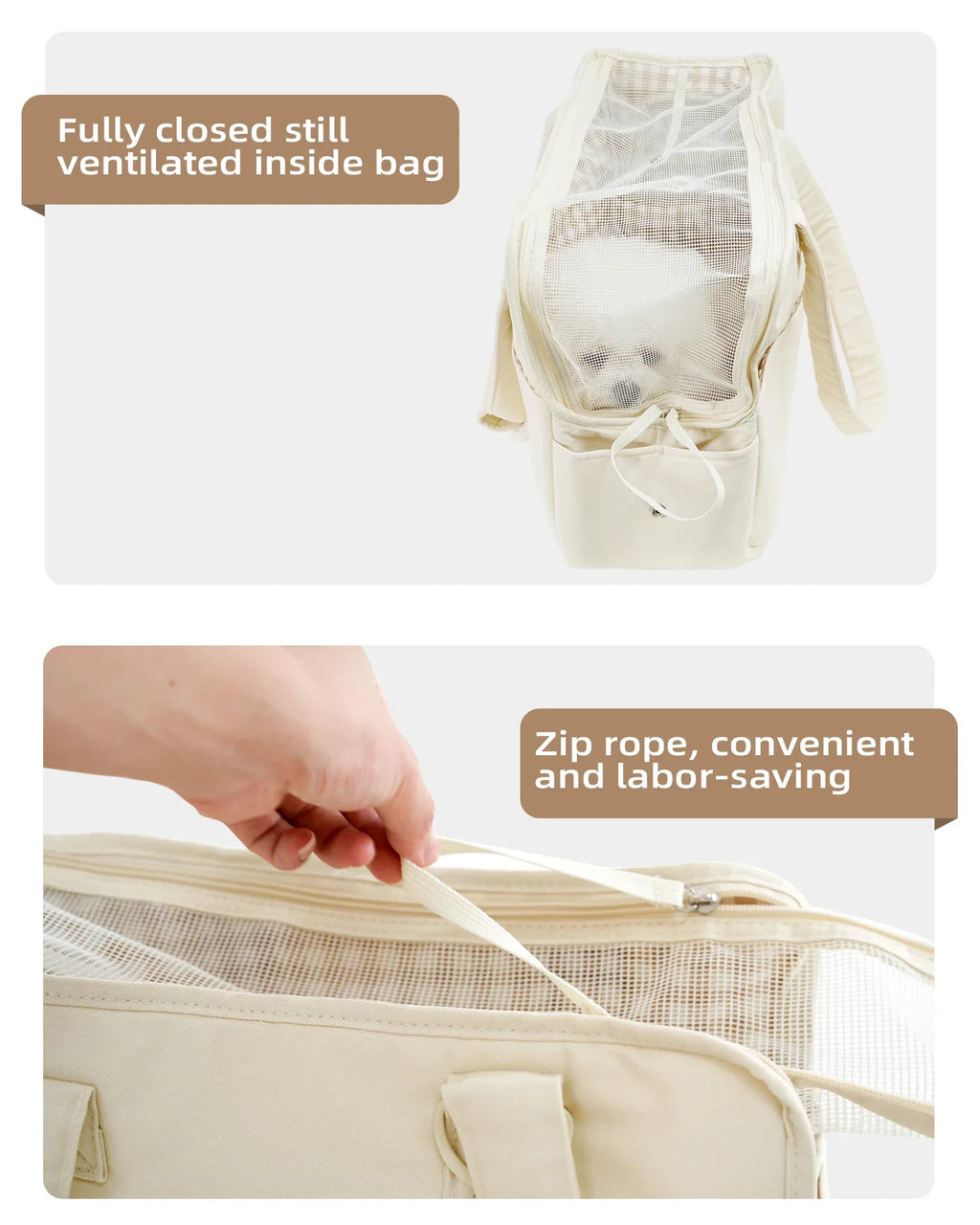 ONECUTE Mesh Pet Carrier Bag for Cats & Small Dogs Pet Carrier Bag Nixie