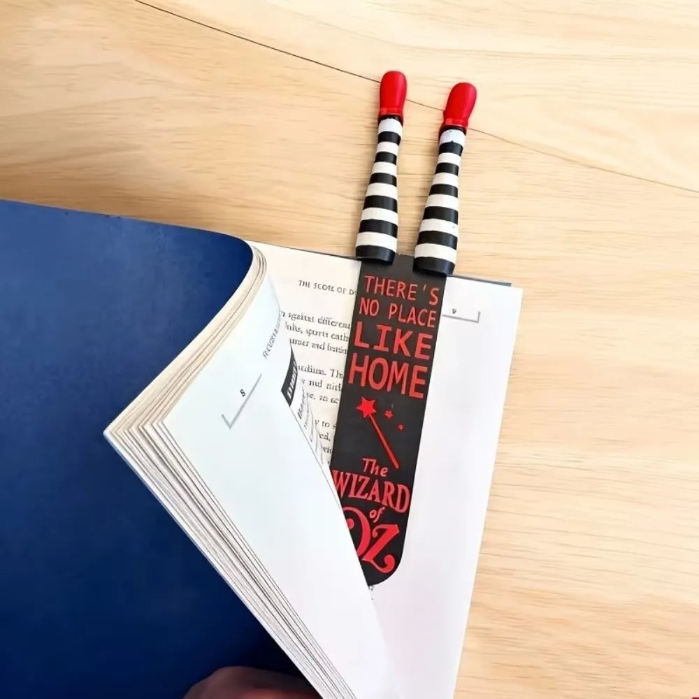 3D Witch Leg Bookmark – Novelty High Heel Shape Gift Novelty Bookmark Nixie