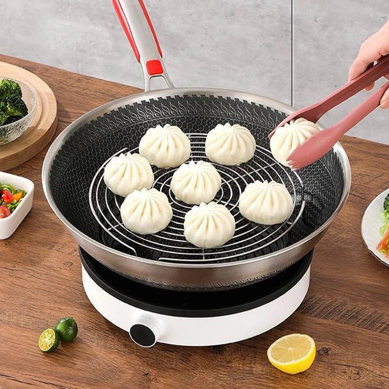 Stainless Steel Steamer Rack – Multifunction Steaming Tray