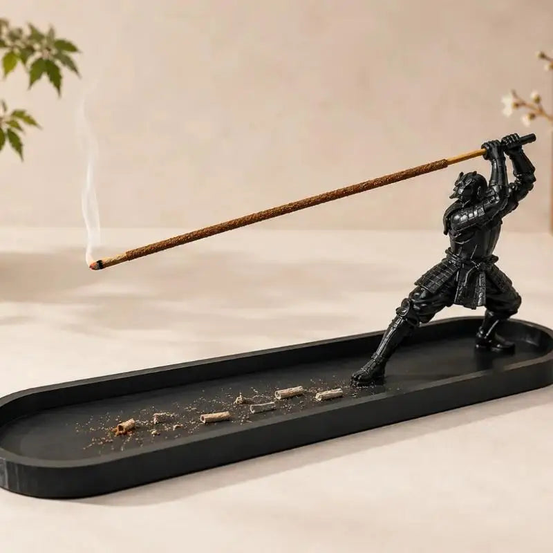 Samurai Incense Holder with Ash Catcher | Zen Home Decor