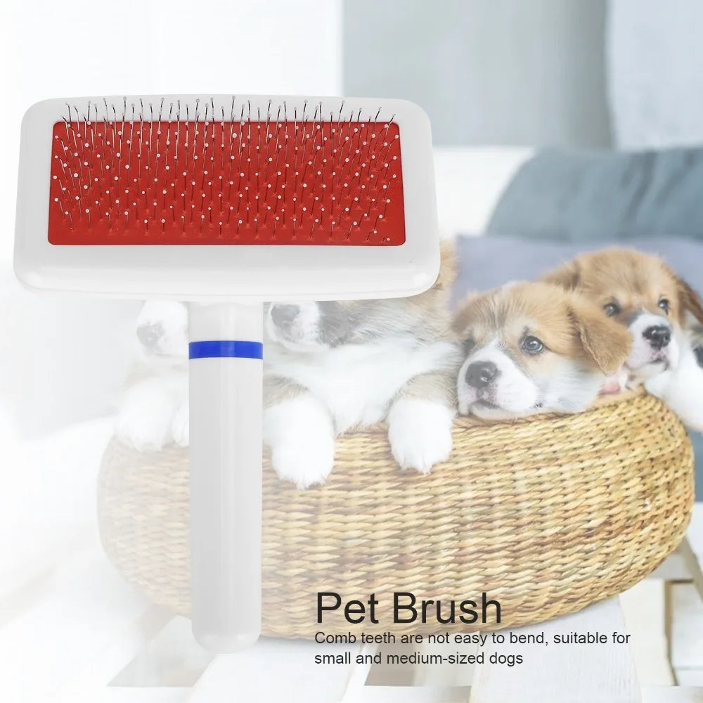 Pet Pin Brush Air Cushion & Massage Nodules for Cats & Dogs Pet Grooming Brush Nixie